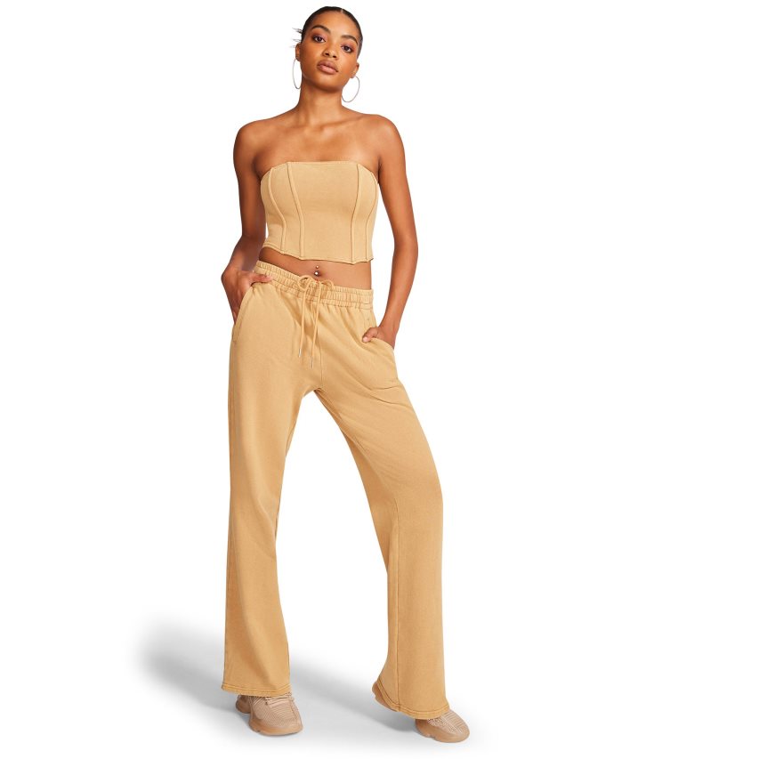 Light Brown Steve Madden Brooks Women\'s Pants | PH 9430KTD